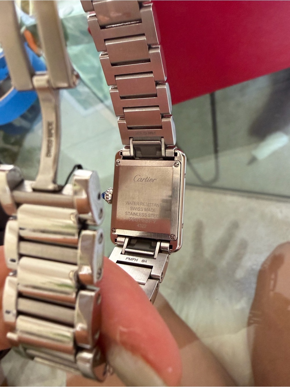 Cartier Women’s Small Steel Tank Must Watch - Picture 3 of 15